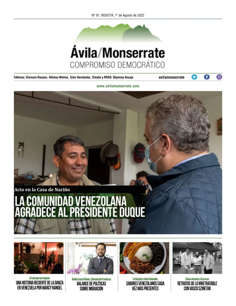 La comunidad venezolana agradece al presidente Duque