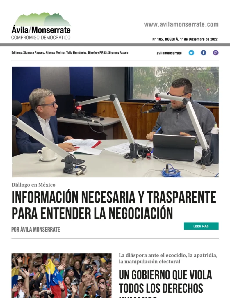Información necesaria y transparente para entender la negociación