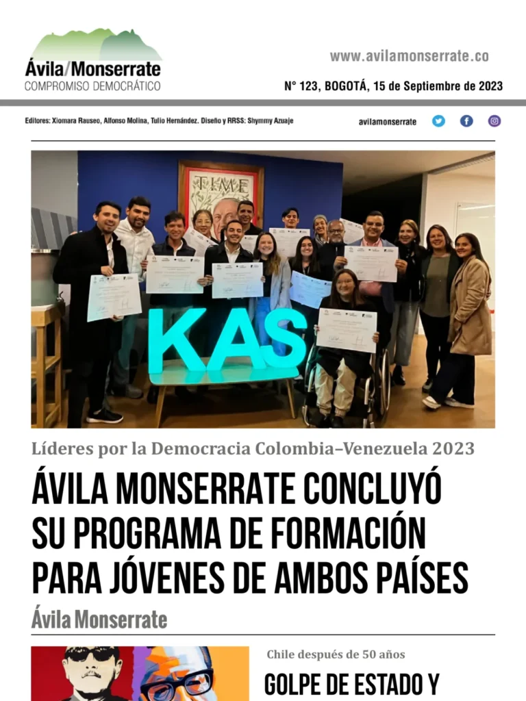 Ávila Monserrate concluyó Líderes por la Democracia Colombia–Venezuela 2023
